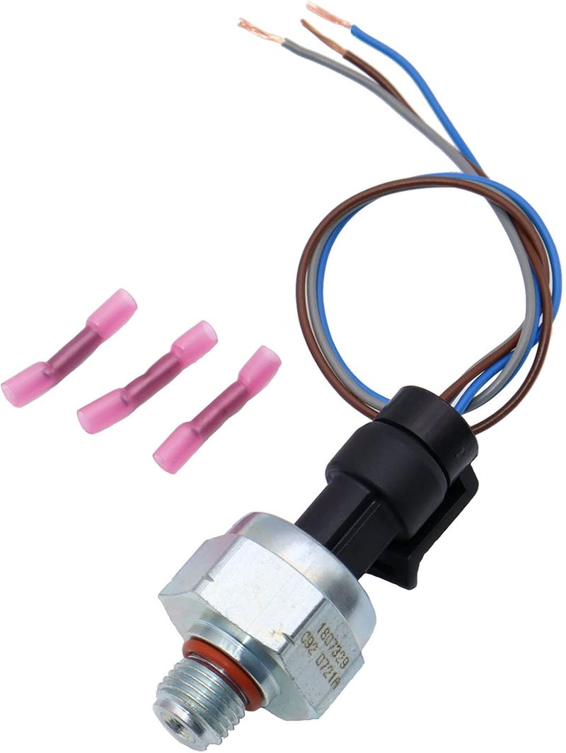 KEJSTED 7.3 ICP Injection Control Pressure Sensor & Pigtail Kit Compatible with Ford Powerstroke 7.3L Diesel ICP102 1807329C92 F6TZ-9F838-A F4TZ9F838A F6TZ9F838A CM5227 112841 - Image 2